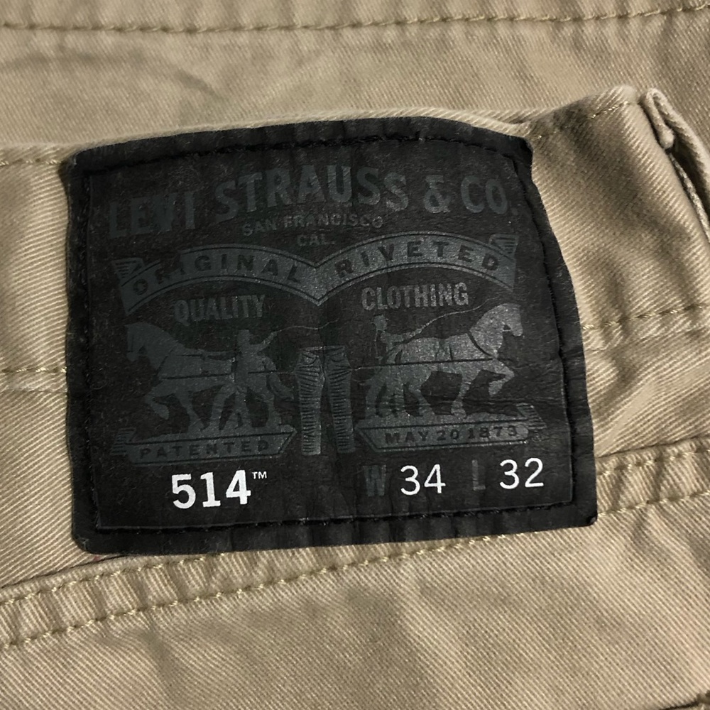Levi’s 514 men’s khakis size W34 L32. - Picture 8 of 9